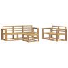 vidaXL Ulkosohvakokoelma 6 pcs valkoinen 59 x 59 x 37 cm