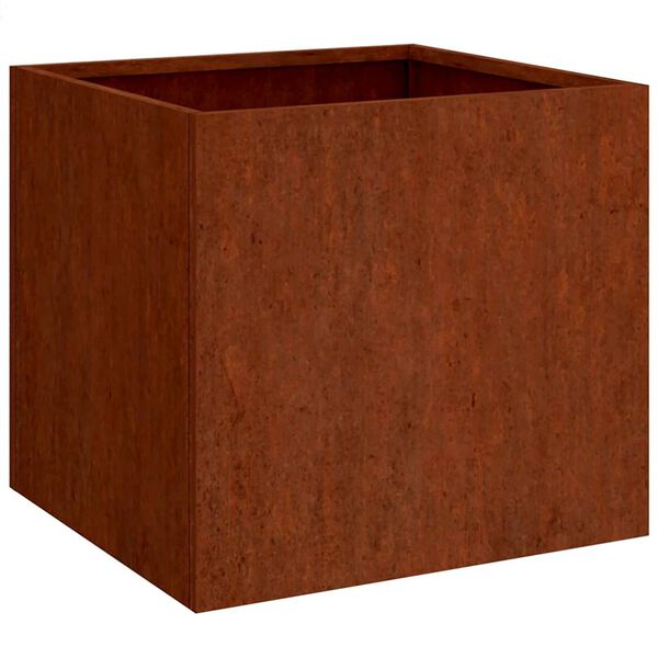 vidaXL Kukkalaatikko 42x40x39 cm Corten ter&auml;s