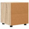 vidaXL Kylpyhuonekaappi Sonoman tammi 40,5 x 40 x 44 cm Tekninen puu