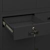 vidaXL Toimistokaappi antrasiitti 90x40x180 cm ter&auml;s