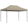 vidaXL Taitettava pop-up juhlateltta taupe 440x292x315 cm