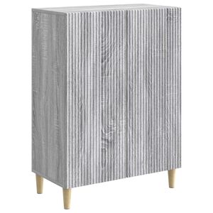 vidaXL Sivup&ouml;yt&auml; Harmaa sonoma 66 x 34,5 x 90 cm Tekninen puu