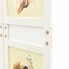 vidaXL Romdivider Paneeli Valkoinen 212 x 165 cm MDF