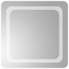 vidaXL Kylpyhuoneen LED-peili 50x50 cm