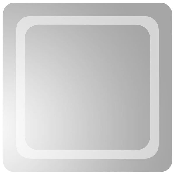 vidaXL Kylpyhuoneen LED-peili 50x50 cm