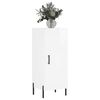 vidaXL Senkki korkeakiilto valkoinen 34,5x34x90 cm tekninen puu