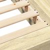 vidaXL Sängynrunko Sonoma-tammi 90x190 cm tekninen puu