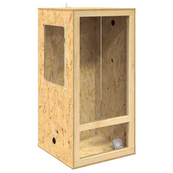vidaXL Terrarium Ruskea 50 x 50 x 100 cm OSB