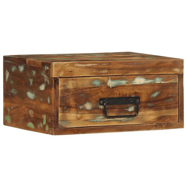 vidaXL Sein&auml;lle asennettavat y&ouml;p&ouml;yd&auml;t 2 kpl Kierr&auml;tetty massiivipuuta