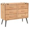 vidaXL Lipasto kiinte&auml; kuusipuu 91x35x73 cm