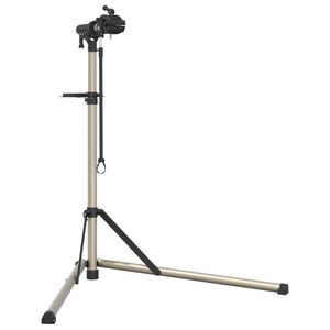 vidaXL Py&ouml;r&auml;nkorjausteline taittuva s&auml;&auml;dett&auml;v&auml; 102-160 cm alumiini