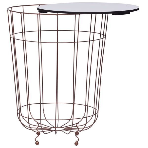 vidaXL Sohvapöytä kullanvärinen Ø 40 cm