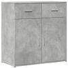 vidaXL Senkki betoninharmaa 79x38x80 cm tekninen puu