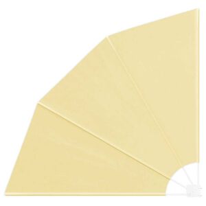 vidaXL Parvekkeen yksityisyyden suoja 140 x 140 cm Polyesteri Hiekka