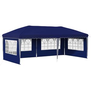 vidaXL Pop-up Juhlateltta 575 x 289 x 245 cm Sininen
