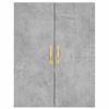 vidaXL Kaappi betoninharmaa 69,5x34x180 cm tekninen puu