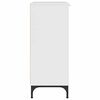 vidaXL Sivup&ouml;yt&auml; Korkean kiillon valkoinen 69,5 x 33 x 82 cm