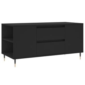 vidaXL Sohvap&ouml;yt&auml; musta 102x44,5x50 cm tekninen puu