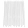 vidaXL Verkkoverho verhoilla Valkoinen 140 x 200 cm Polyesteri