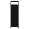 vidaXL Kenk&auml;kaappi musta 75x34x112 cm tekninen puu