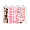 425868 WALPLUS Home Decoration Sticker Cherry Blossom 320x180cm Pink