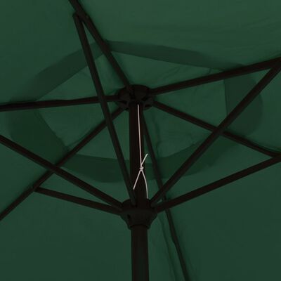 vidaXL Aurinkovarjo vihreä 200x224 cm alumiini