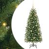 vidaXL Tekojoulukuusi Vihre&auml; 120 cm PE ja PVC