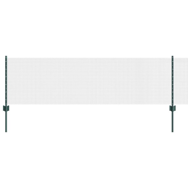 vidaXL Aita ja Tuki Vihre&auml; 0,6 x 100 m Ter&auml;st&auml; ja PVC:t&auml;