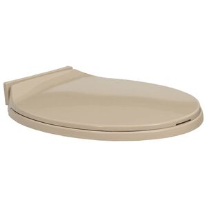 vidaXL WC-istuin pehme&auml;sti sulkeutuva beige soikea
