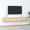 vidaXL TV-sein&auml;kaapit 2 kpl sonoma-tammi 80x31x25,5 cm tekninen puu