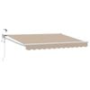 vidaXL S&auml;hk&ouml;k&auml;ytt&ouml;inen Vedett&auml;v&auml; Varjo Beige 3,5 x 2 m