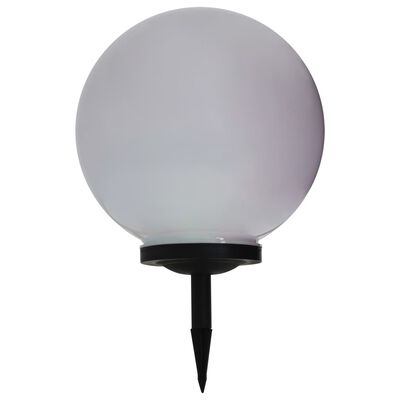 vidaXL LED-aurinkokennovalaisin väriä vaihtava pyöreä 40 cm RGB