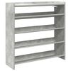 vidaXL Kenk&auml;teline betoninharmaa 80x25x81 cm tekninen puu