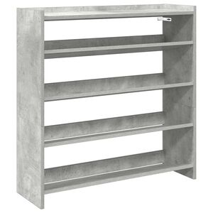 vidaXL Kenk&auml;teline betoninharmaa 80x25x81 cm tekninen puu