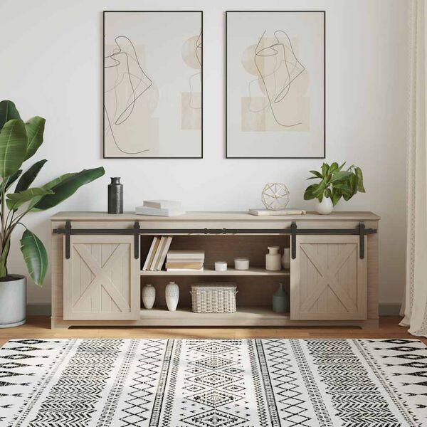 vidaXL Liukukaapin ovisarja 183 cm hiiliter&auml;s