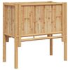 vidaXL Puutarhan Korotettu Kukkalaatikko Ruskea 70 x 35 x 70 cm Bambu