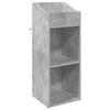 vidaXL Levykaappi Betoninharmaa 36 x 36 x 95,5 cm Tekninen puu