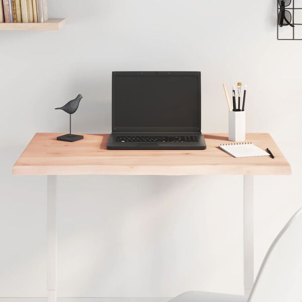 vidaXL P&ouml;yt&auml;levy 80x40x2 cm k&auml;sittelem&auml;t&ouml;n t&auml;ystammi el&auml;v&auml; reuna