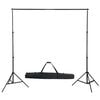 vidaXL Valokuvastudiosarja valot, taustakangas ja heijastin