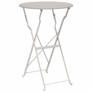 vidaXL Bistrop&ouml;yt&auml; Beige &Oslash; 50 x 71 cm Jauhemaalattu ter&auml;s