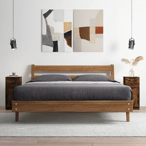 vidaXL Senkki savutammi 30x30x70 cm tekninen puu