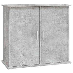 vidaXL Akvaarioteline betoniharmaa 81x36x73 cm tekopuu
