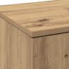 vidaXL Highboard artesaani tammi 80 x 35 x 180 cm Tekninen puu