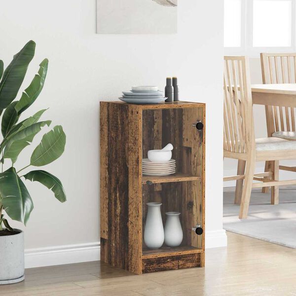 vidaXL Sivup&ouml;yt&auml; Vanha puu 35 x 37 x 76 cm Tekninen puu