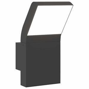vidaXL LED Ulkosein&auml;valo musta valualumiini