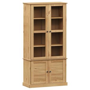 vidaXL Vitriinikaappi VIGO 85x35x170 cm t&auml;ysi m&auml;nty