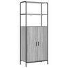 vidaXL Korkea kaappi Harmaa Sonoma 40 x 33 x 161 cm Tekninen puu
