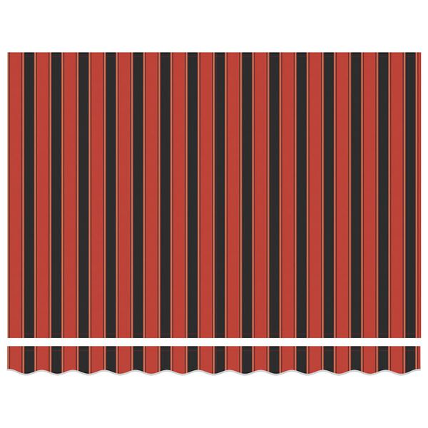 vidaXL Sis&auml;&auml;nkelattava markiisi oranssiruskea 3x2,5 m kangas/alumiini