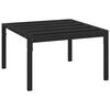 vidaXL Puutarhasohvap&ouml;yt&auml; musta 60x60x35 cm ter&auml;s