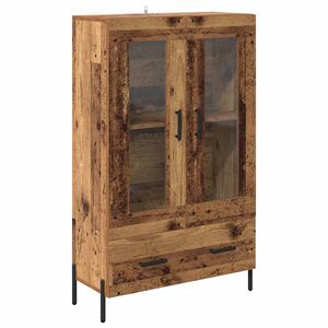 vidaXL Korkea kaappi CORONA Vanha Puu 69,5 x 31 x 115 cm Tekninen puu
